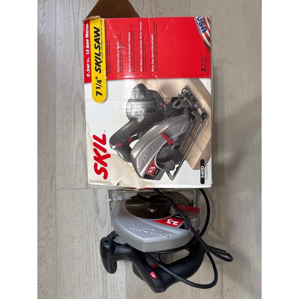 12A Skil 54HD Circular Saw Unisex Adult 7.25in Silver Good